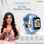 sekyo 'Carepal Pro' Smart Watch for Kids, Boys, Girls | Video Calling, Precise GPS Location | Habit Building, 4G/5G Sim, Games, Pedometer, Camera, Safe Zone Alert | Kids SmartWatch, App Control- Blue - Image 2