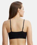 Jockey 1351 Women Super Combed Cotton Elastane Seamless Stretch Multiway Styled Crop Top with Adjustable Bra Straps and Stay Fresh Treatment - Image 3