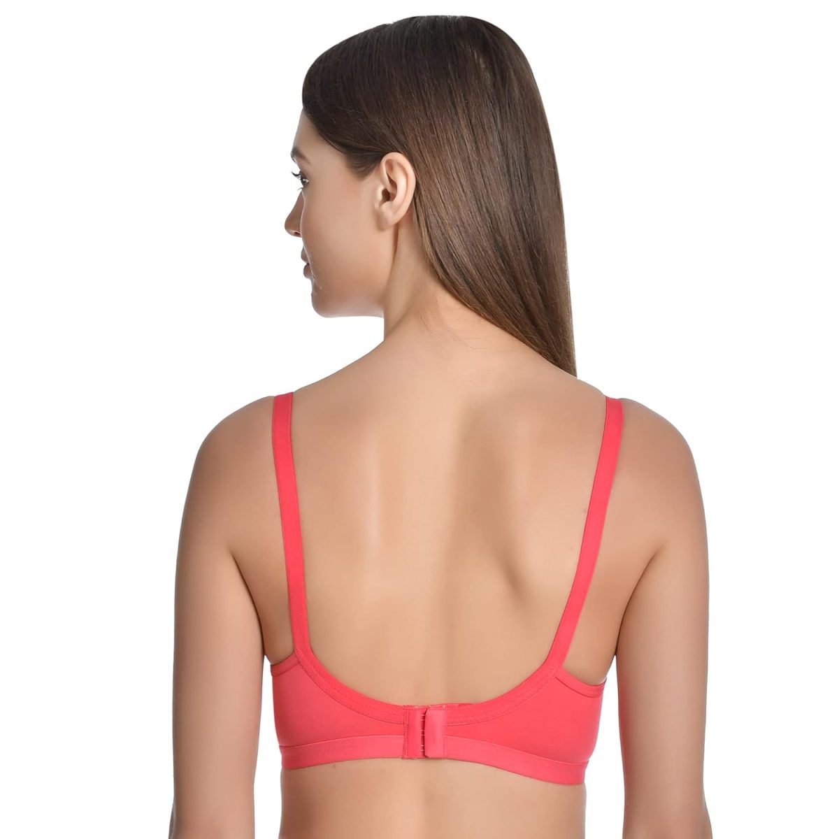 Aimly Women's Cotton Seamless Non-Padded Non-Wired Full Coverage Regular Bra Pack of 3 - Image 3