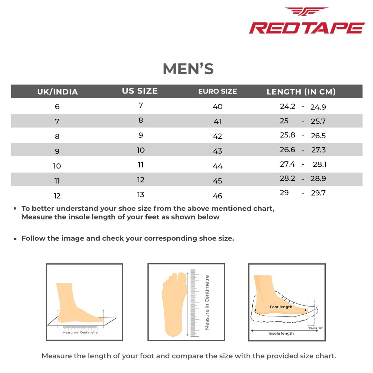 Red Tape Mens Rso4350 Athleisure Shoes - Image 5