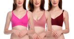 Viral Girl Women's Non-Padded Cotton Hosiery Full Coverage Bra (Pack of 3)(Canny-Bra)