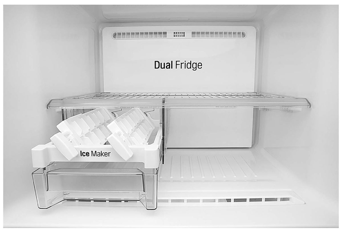 LG 308 L 2 Star Smart Inverter Frost-Free Double Door Refrigerator (GL-T322RPZY, Shiny Steel, Convertible) - Image 9