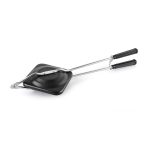 Cello Non-Stick Aluminium Sandwich Gas Toaster | Compatibility with Gas Stoves | Flame-Proof Design | Heat-Resistant Handle | Sandwich Maker | Sandwich Toaster | Black
