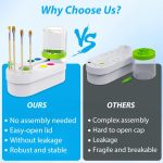 HASTHIP® 2 in 1 Paint Brush Cleaner Machine with Auto Refill, Flushing Button & Water Tank - Efficient Cleaner for Oil, Acrylic and Makeup Brushes for Oil Paint Brushes, Acrylic Paint Brushes - Image 5