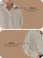 Leriya Fashion Oversized Shirt for Women | Shirt for Women Stylish Western | Long Shirt for Women - Image 5