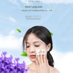 LERFOT� 100Pcs Korean Face Blotting Paper for Oily Skin, Natural Linen Bloating Papers for Oily Face, Oil Absorbing Sheets for Face, with Built-in Mirror & Powder Puff Pad for Men and Women - Image 2