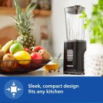 Philips HR2603/90 Mini Blender Mixer Grinder | Smoothie Maker | 350W Power | 3-Jar Capacity | With Variable Speed Control | Perfect for Smoothies, Mixing & More - Image 3