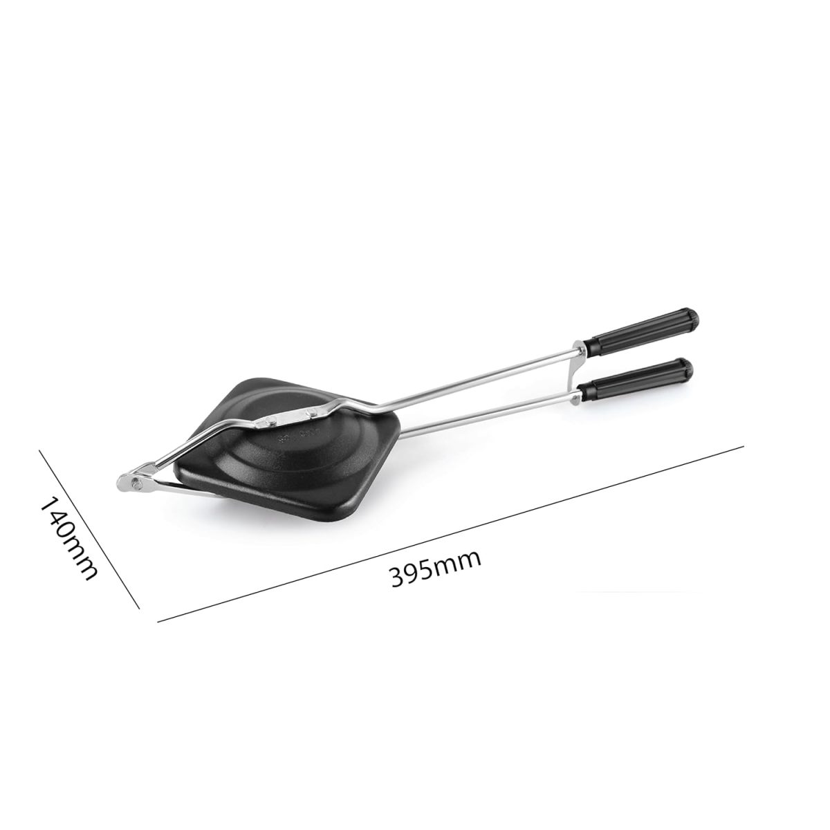 Cello Non-Stick Aluminium Sandwich Gas Toaster | Compatibility with Gas Stoves | Flame-Proof Design | Heat-Resistant Handle | Sandwich Maker | Sandwich Toaster | Black - Image 5