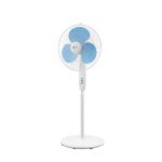 Orient Electric Stand-82 400 MM Oscillating Pedestal Fans | Stand Fan with Tilt Mechanism | High Air Delivery | Aesthetic Design with Telescopic Arrangement | 2 Year Warranty by Orient, Sky Blue