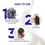BBLUNT Intense Moisture Shampoo with Jojoba and Vitamin E for Dry & Frizzy Hair - 300 ml - Image 4