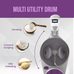 Ultra Grind+ Gold 2 Litre Table Top Wet Grinder - White | Fast Grinding Conical Stones, 150W Motor & 5 Years Warranty | AISI 304 Food-Grade SS Multi Utility Cylindrical Drum, Light Weight - Image 8