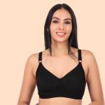 Clothonics Womens Non-Padded Non-Wired Seamless Double Layered T-Shirt Bra - Pack of 3 - Image 3