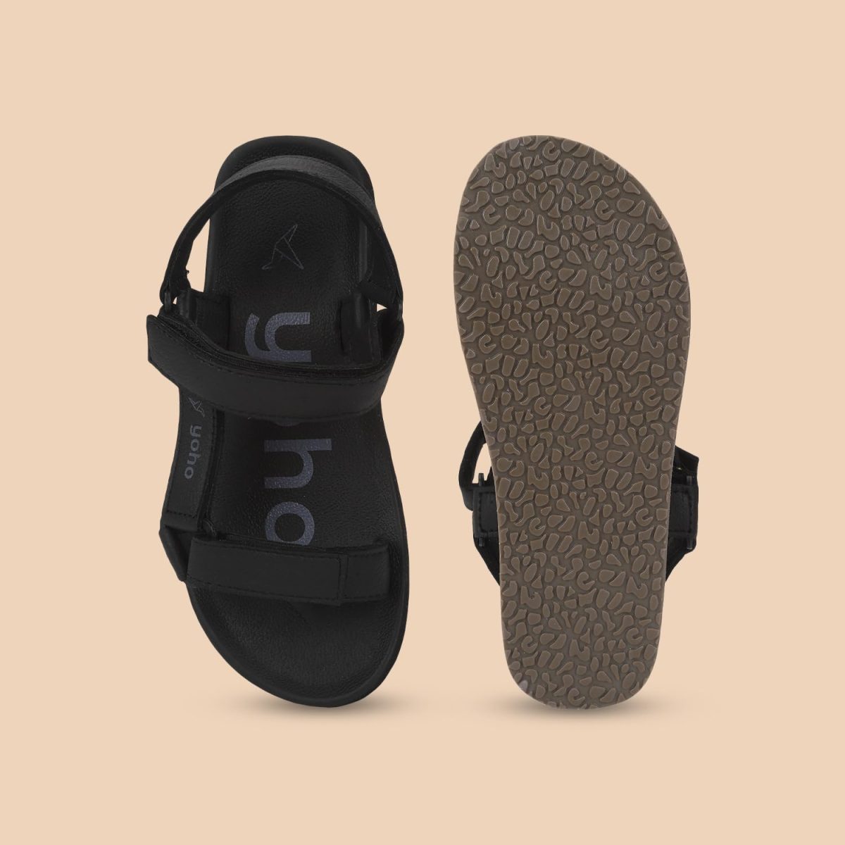 YOHO EVA Sandals for Women | EVA sole | Comfortable cushioned sole with TPR base | Lightweight | Soft skin friendly straps | Adjustable straps | Velcro closure | Vibrant colour options - Image 3