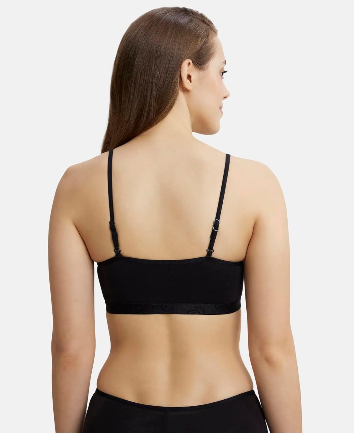 Jockey 1351 Women Super Combed Cotton Elastane Seamless Stretch Multiway Styled Crop Top with Adjustable Bra Straps and Stay Fresh Treatment - Image 6