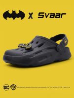 SVAAR Batman Men's Sturdy Clogs with Authentic Batman Charms and Adjustable Back Strap - Image 2