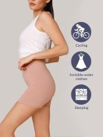 NYKD Trendy Square Neck Soft Cup Slip On Everyday Sports Bra for Women | Wireless | Full Coverage | Non Padded (Pack of 2 Bra, NYB158, Sand, XL, 1N - Image 4