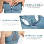 SANNIDHI® Front Closure Sports Bras for Women High Support Large Bust Supportive Sports Bra High Impact for Workout Running - Image 3