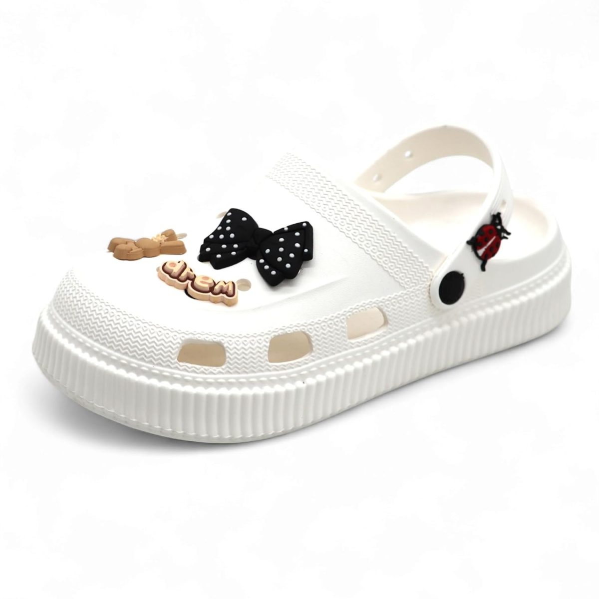 SVAAR Fashionable Comfortable Lightweight Platform Heels Clogs for Women's | Cushioned Footwear | Lightweight Slip-ons | Waterproof Sandals for Women - Image 3