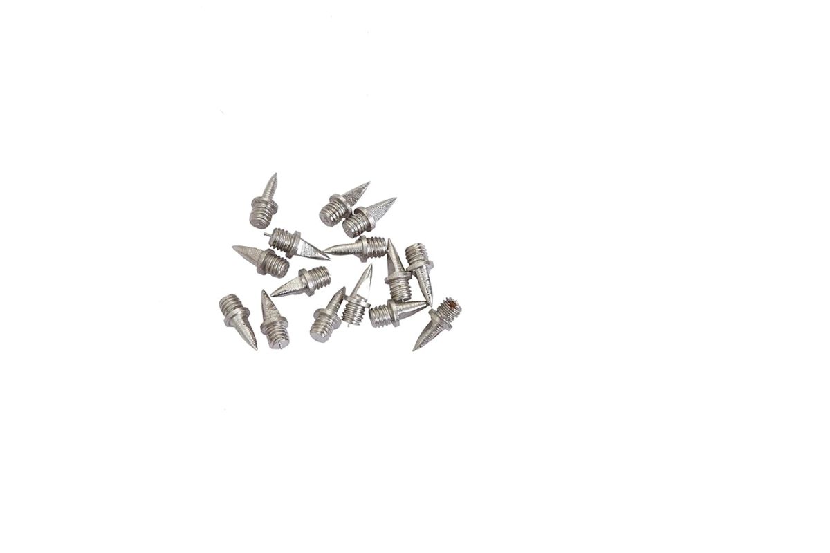 Lauris Men's and Women's Replaceable Changeable Running Spikes Nails for Having 6 mm Thread and Length for Athletics Track and Field Shoes (Silver, Standard Silver) Pack of 15 - Image 5