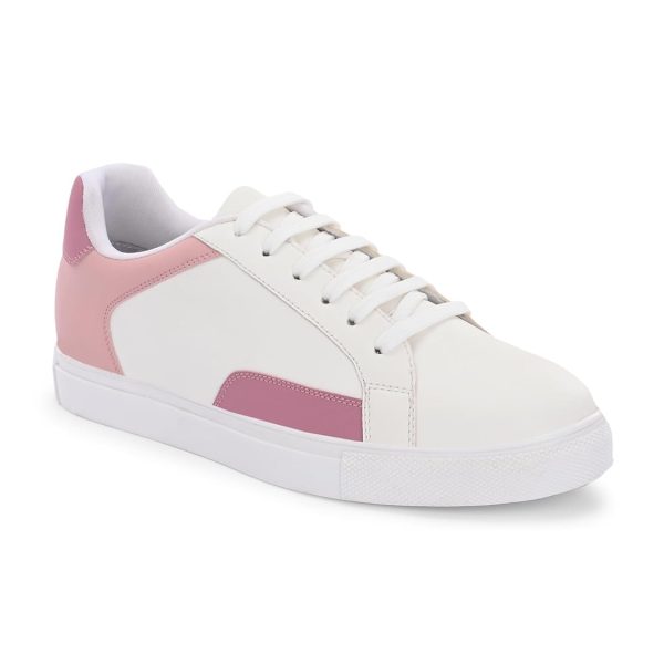 Centrino Womens Casual Shoes | Colorblock Sneakers with Ultra Soft Cushion Lace-Up Shoes All-Day Comfort | Trendy & Lightweight Design | Low Top Flat Sole (7608)