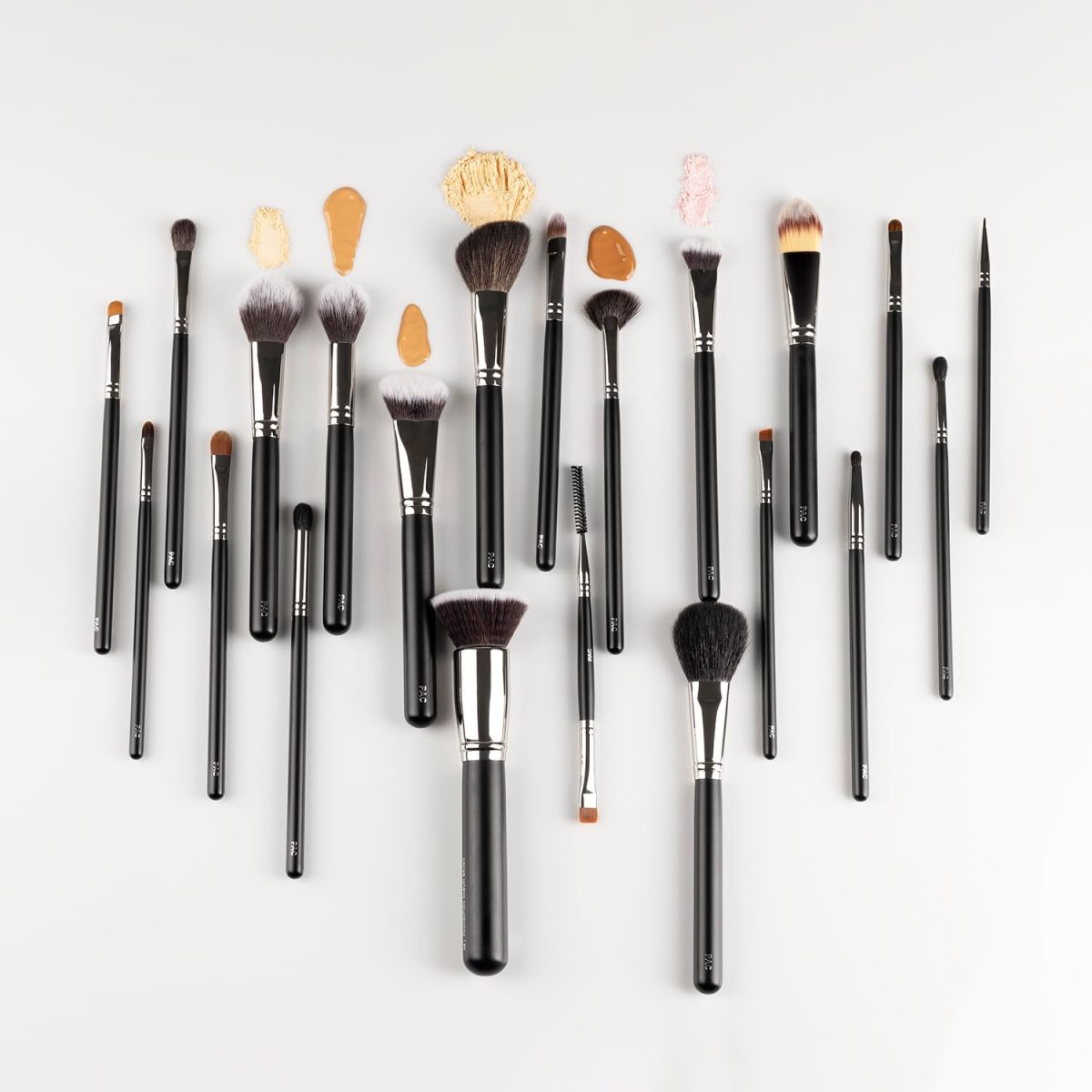 PAC Cosmetics Absolute Basics (21 Brushes) Best Professional Makeup Brush Set for Face, Eyes & Lip Makeup Application and Blending Needs - Image 4