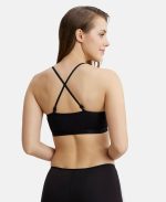 Jockey 1351 Women Super Combed Cotton Elastane Seamless Stretch Multiway Styled Crop Top with Adjustable Bra Straps and Stay Fresh Treatment - Image 7