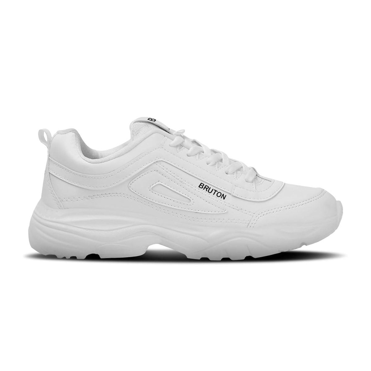 BRUTON EVA Lite Sport Shoes Running Shoes for Men- White - Image 5