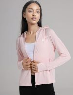 Venzina® Women's UPF 50+ Lightweight Athletic Jacket UV Sun Protection Full Zip Cooling Hoodie Long Sleeve Sunscreen Protective Clothing for Women for Outdoor Hiking, S-XL - Image 7