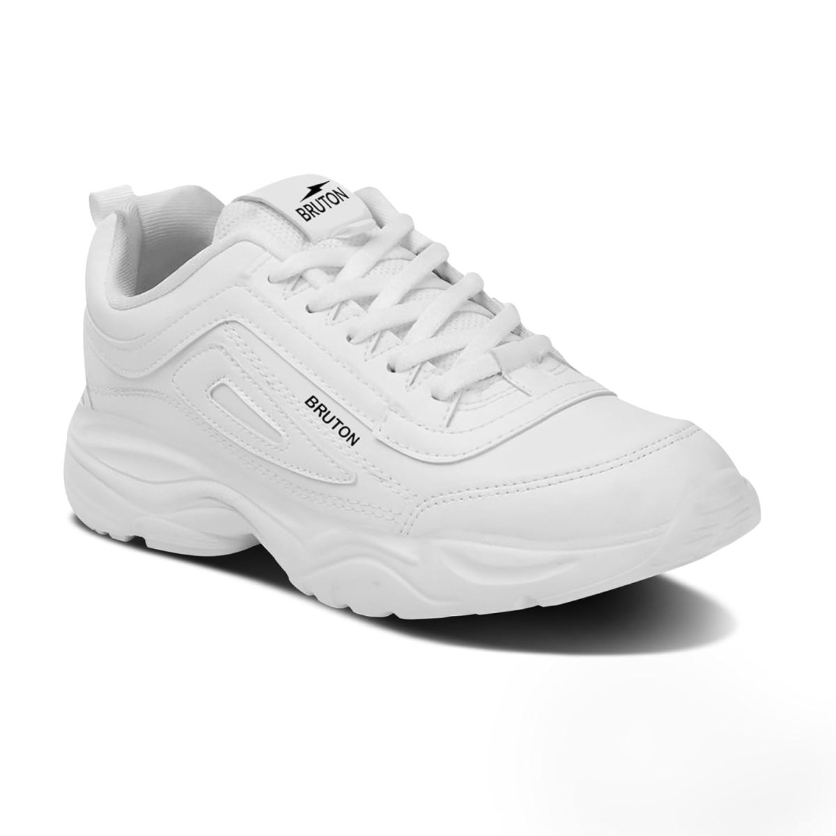 BRUTON EVA Lite Sport Shoes Running Shoes for Men- White - Image 4