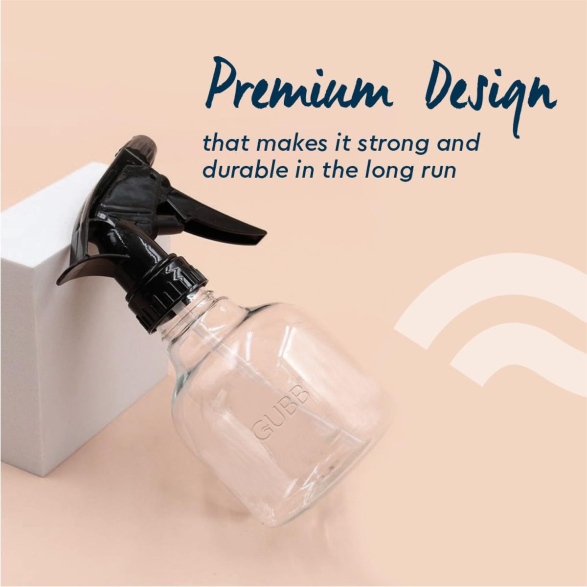 GUBB Hair Spray Bottle for Salon & Home - Fine Mist Sprayer for Styling, Watering Plants, and DIY Hair Treatments - Professional-Quality Refillable Spritz Bottle for Precision and Convenience - Image 2