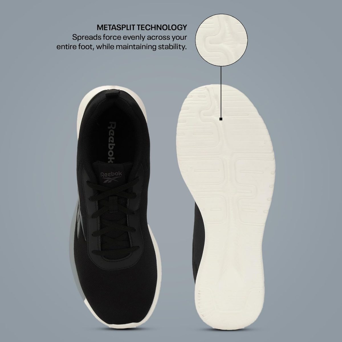 Reebok Men's Sports Shoe | Advent Tr | Gym Shoe | Ideal for Gym & Running Black - Image 3