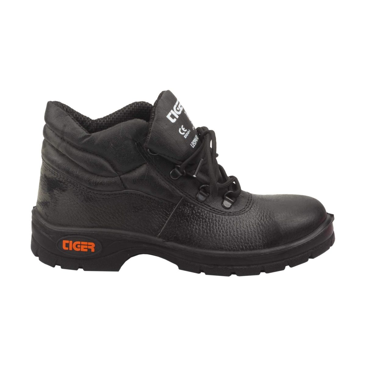 Tiger Men's High Ankle Leopard Steel Toe Safety Shoes - Image 4
