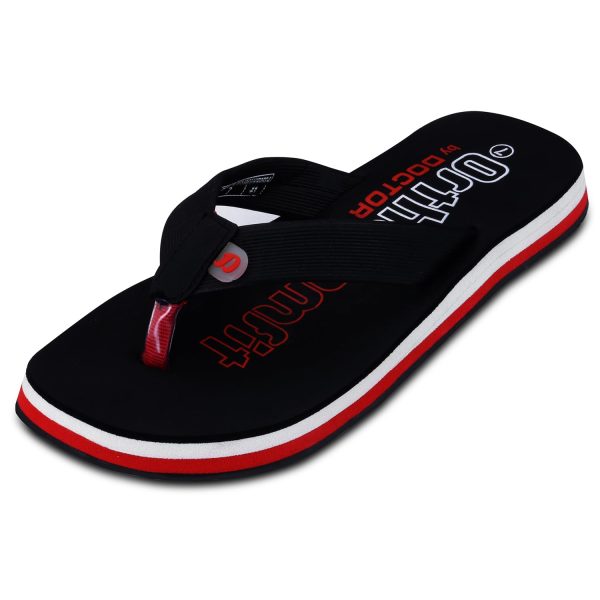 DOCTOR EXTRA SOFT Men's Orthopedic Tpr Slippers With Cushion Footbed For Adult|Stylish & Anti-Skid|Comfortable & Light Weight|Casual Durable Waterproof Everyday Dr. Home Flip Flops Gents & Boys D-36