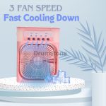 Drumstone (15 YEARS WARRANTY) Personal Air Cooler, Portable Air Conditioner Fan, Mini Evaporative Cooler with 7 Colors LED Light, 1/2/3 H Timer, 3 Wind Speeds and 3 Spray Modes _Multicolor - Image 4