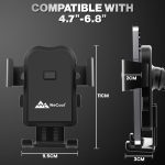 WeCool B1 360° Rotational Mobile Holder for Bikes,Motorcycle Handlebar Mounts for Maps and GPS Navigation,Bike Mobile Holder with One Click Locking, Firm Gripping, Anti Shake and Stable Phone Mount - Image 7