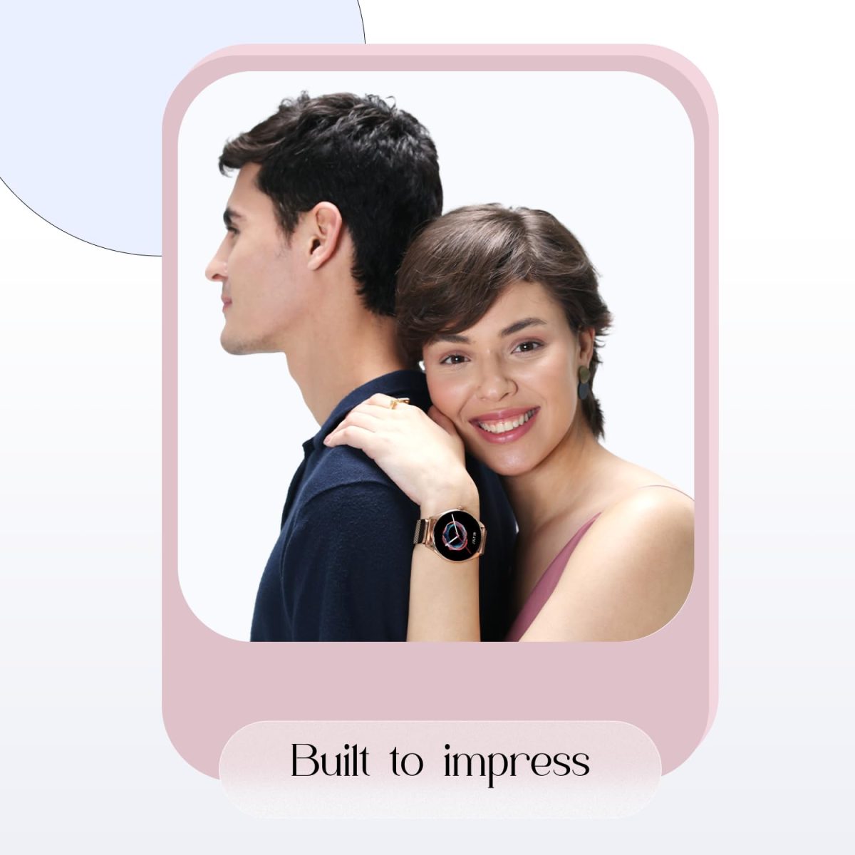 Noise Twist 2 Smart Watch with 1.43” AMOLED Screen, AI Search & Voice Assistant, Bluetooth Calling, Stainless Steel Back, 7-Day Battery, 100+ Watch Faces, Health Suite, IP68 (Gold Link) - Image 6