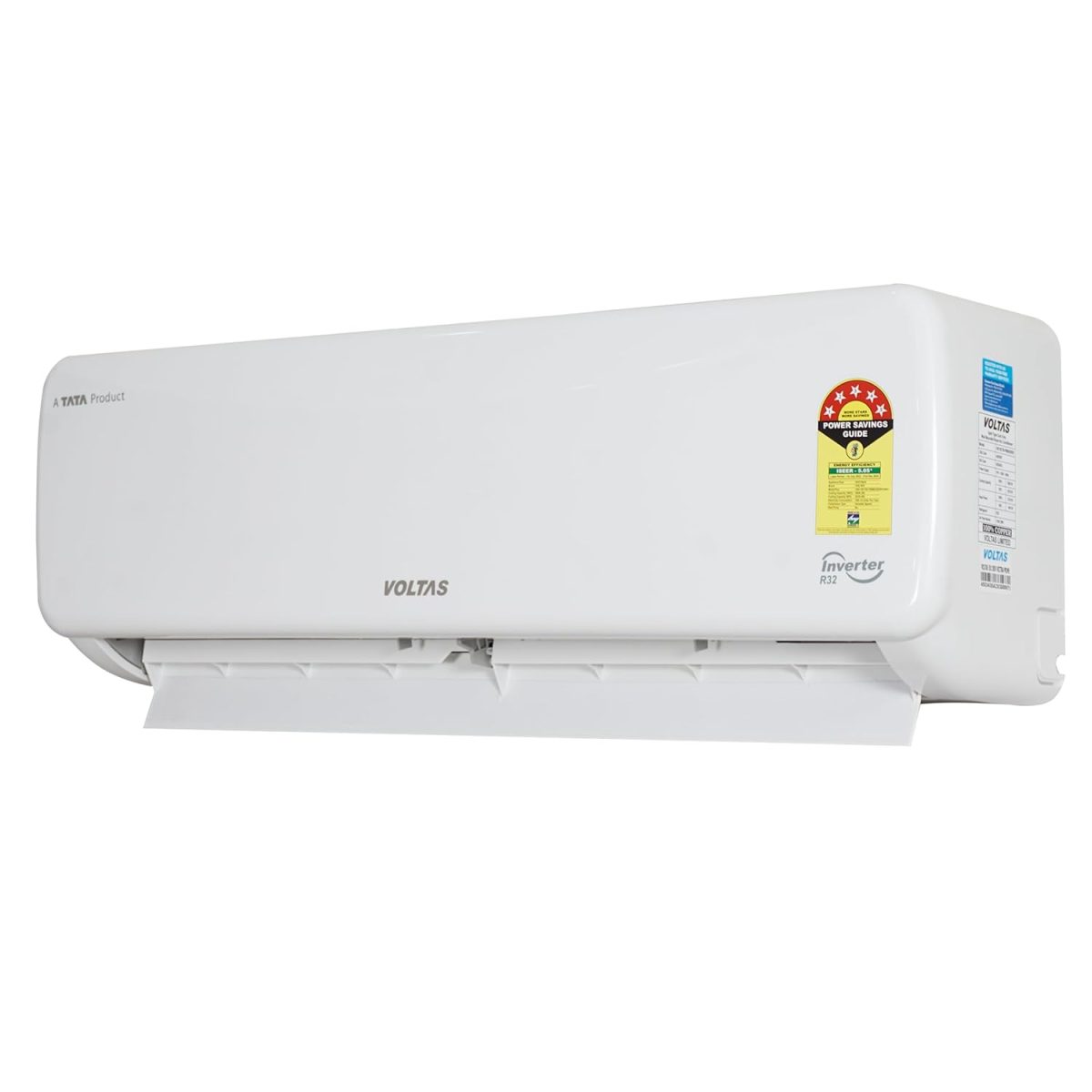 Voltas 1.5 Ton 5 Star, Inverter Split AC(Copper, 4-in-1 Adjustable Mode, Anti-dust Filter, 2023 Model, 185V Vectra Prime,White) - Image 3