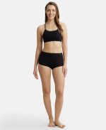 Jockey 1351 Women Super Combed Cotton Elastane Seamless Stretch Multiway Styled Crop Top with Adjustable Bra Straps and Stay Fresh Treatment - Image 4