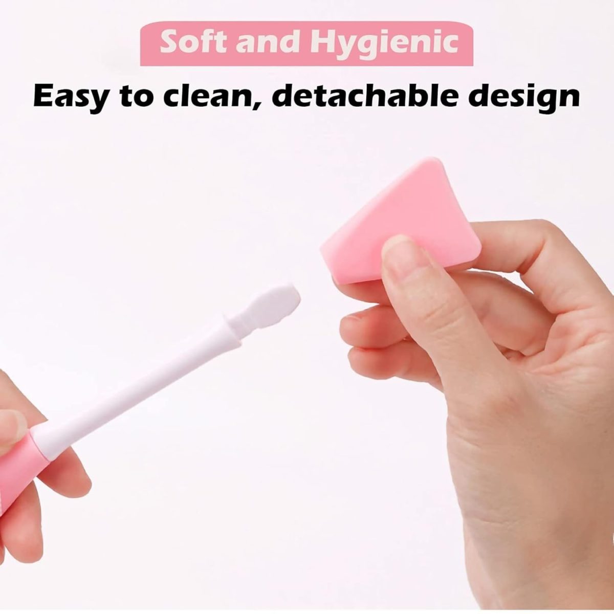 Kira Silicone Face Brush, Facial Mud Mask Applicator,Soft Face Mask And Beauty Tools for Women (Pack of 1) - Image 2