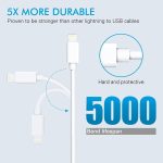 Sounce USB to Lightning 12A Fast iPhone Charging Cable Compatible for iPhone 14, 13, 12, 11, X, XS, XR, 8, 7, 6, 5, Plus Pro Max Mini iPad, Macbook, iMac, AirPods, 480Mbps Data Sync, 1.5 Meter Long - Image 2