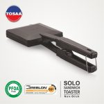 TOSAA TSTSOLO Solo Regular Gas Sandwich Toaster Non-Stick Aluminium | Compatibility with Gas Stoves | Flame-Proof Design | Heat-Resistant Handle | Sandwich Maker | Black - Image 6