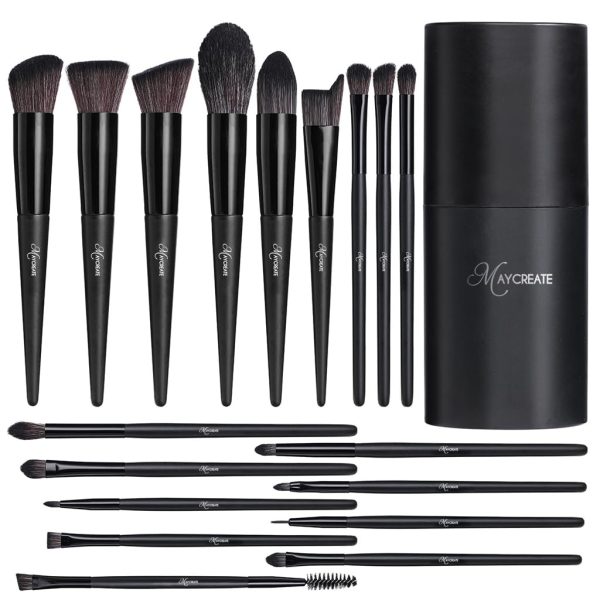 MAYCREATE® Makeup Brush Set 18pcs Premium Synthetic Makeup Brushes Set Makeup Tools Full Set Makeup Brush for Beginners Makeup Artists