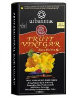 URBANMAC Fruit Vinegar Gel Hair Color Natural Hair Color Dye for Black Hair Dye (BLACK, 500ml x 2) - Image 3