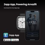 Amazfit Active 2 Square, 2000 Nits Bright AMOLED Display, Built in GPS, 10Day Battery, for Android & iPhone, Accurate Readings, BT Call, Sleep Monitor, 5ATM Water Resistant, Black Leather - Image 8