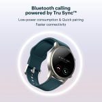 NoiseFit Halo 1.43" AMOLED Display, Bluetooth Calling Round Dial Smart Watch, Premium Metallic Build, Always on Display, Smart Gesture Control, 100 Sports Modes (Forest Green) - Image 4