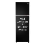 Panasonic 338 L 3 Star Prime Convertible 6-Stage Smart Inverter Frost-Free Double Door Refrigerator (NR-TG355CPKN, Diamond Black, Jumbo Fresh Vegetable Basket, Net Capacity 304L)