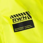 Rynox Unisex Adult H2Go Pro 3 Rain Standard Length Jacket I 15000mm Waterproof Nylon Shell | Motorcycle Riding Rain Jacket | Heat Sealed Seams | Drycore WR Zippers - Hi-Viz Green, XL - Image 4