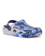 Liberty A-HA LPMXT-961E Clogs for Men - Black, Royal Blue & Orange | Casual Slip-On Slingback Clog for Walking & Outdoor Use | Solid Pattern, Trendy Stylish Fashionable Sandals with Lightweight
