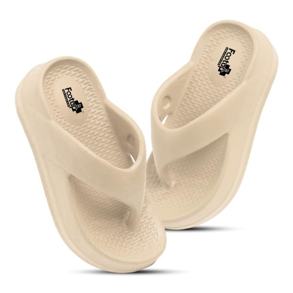 FOOT UP Women’s Soft EVA Recovery Slippers | Ultra-Lightweight Cloud Comfort Sandals with Thick Cushioned Sole – Anti-Skid Indoor & Outdoor Everyday Wear Orthopedic Slides