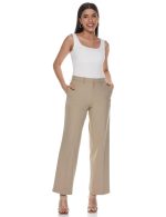Symbol Premium Women's 'Desk-to-Dinner' Wide Leg 4-Way Stretch Formal Trousers (Flexi-Waist | Easy Care) - Image 8